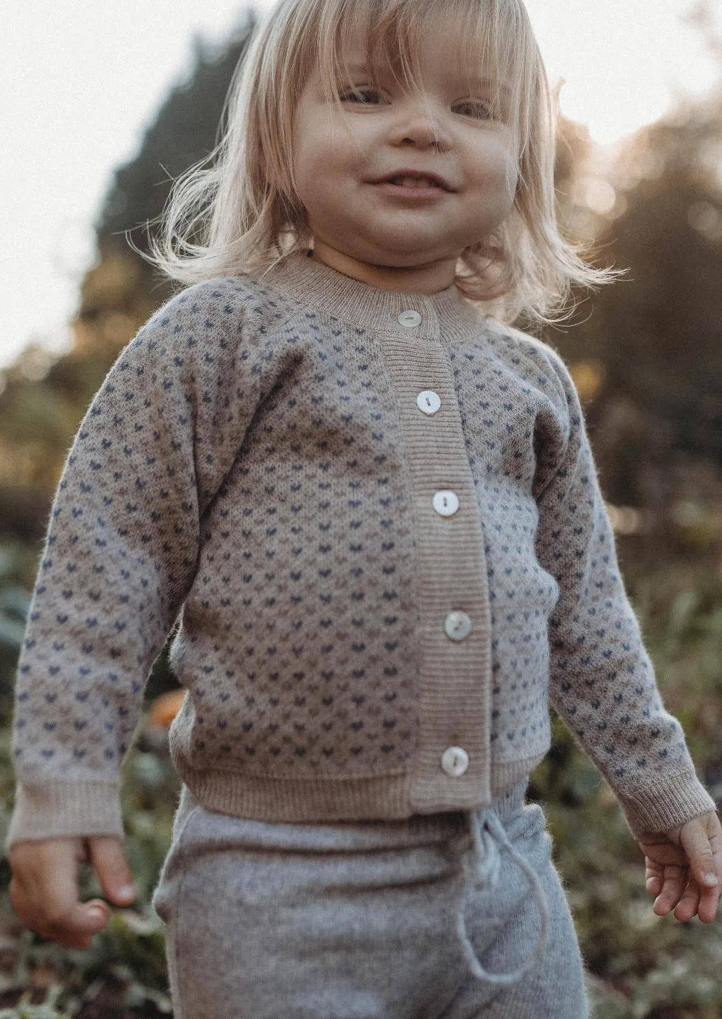 Cashmere Cardigan | Petit Coeur Natural