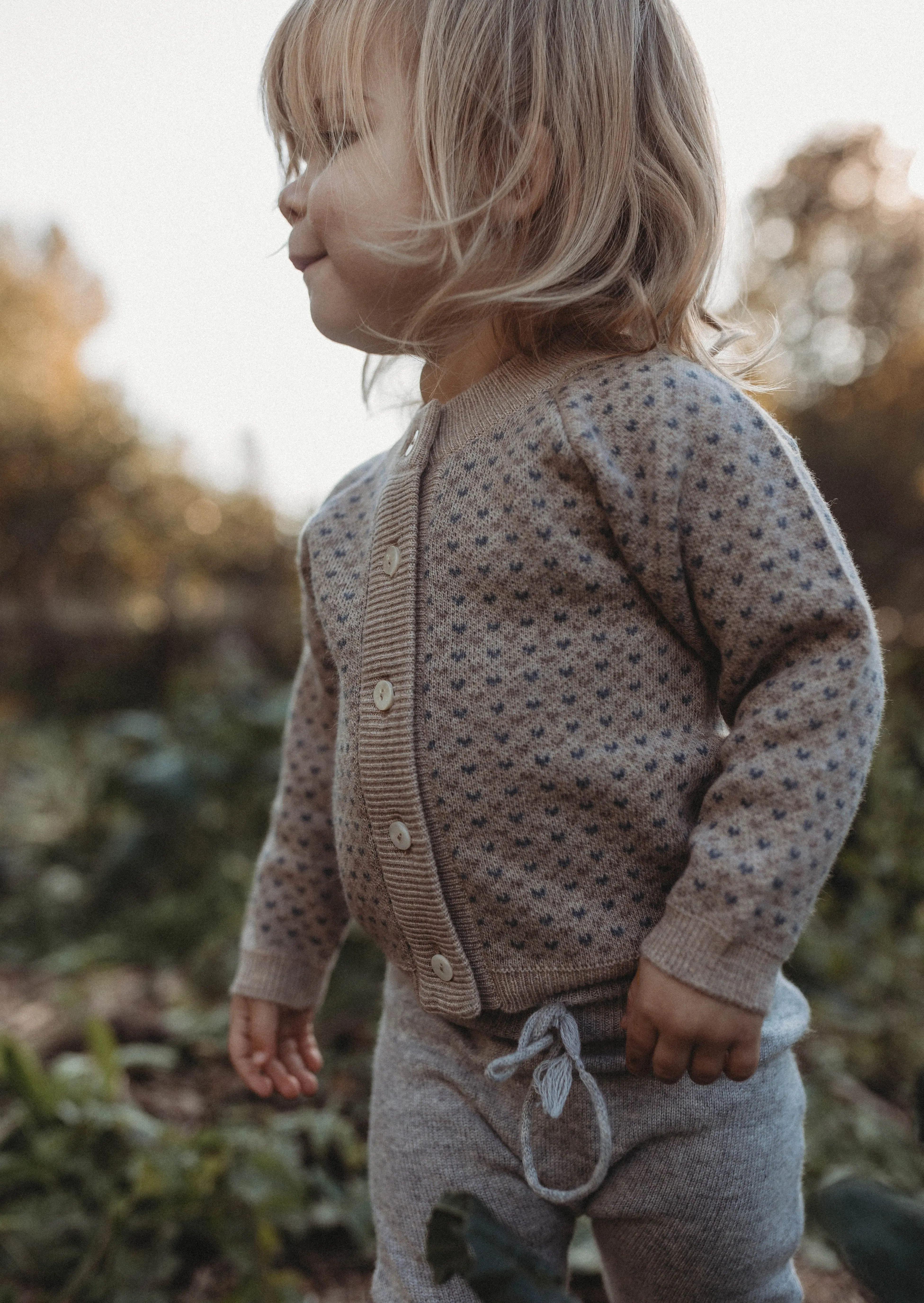 Cashmere Cardigan | Petit Coeur Natural