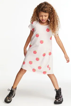 CHA Yummy Apples Shirt Dress