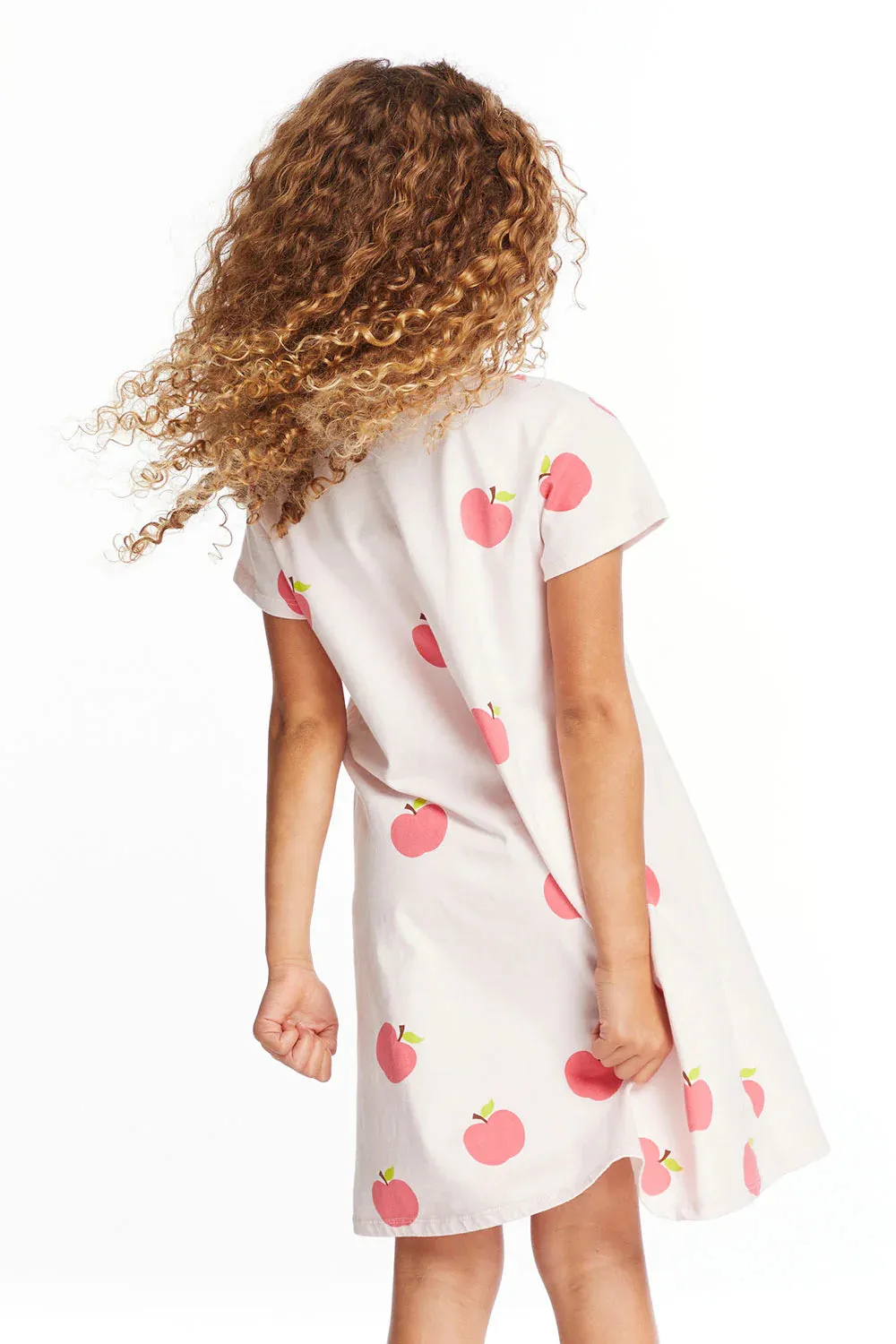 CHA Yummy Apples Shirt Dress