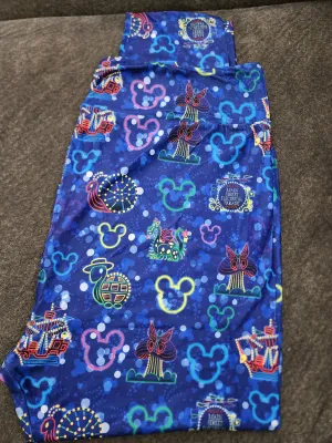 *Charlies Project Disneylands Electric Light Parade Leggings