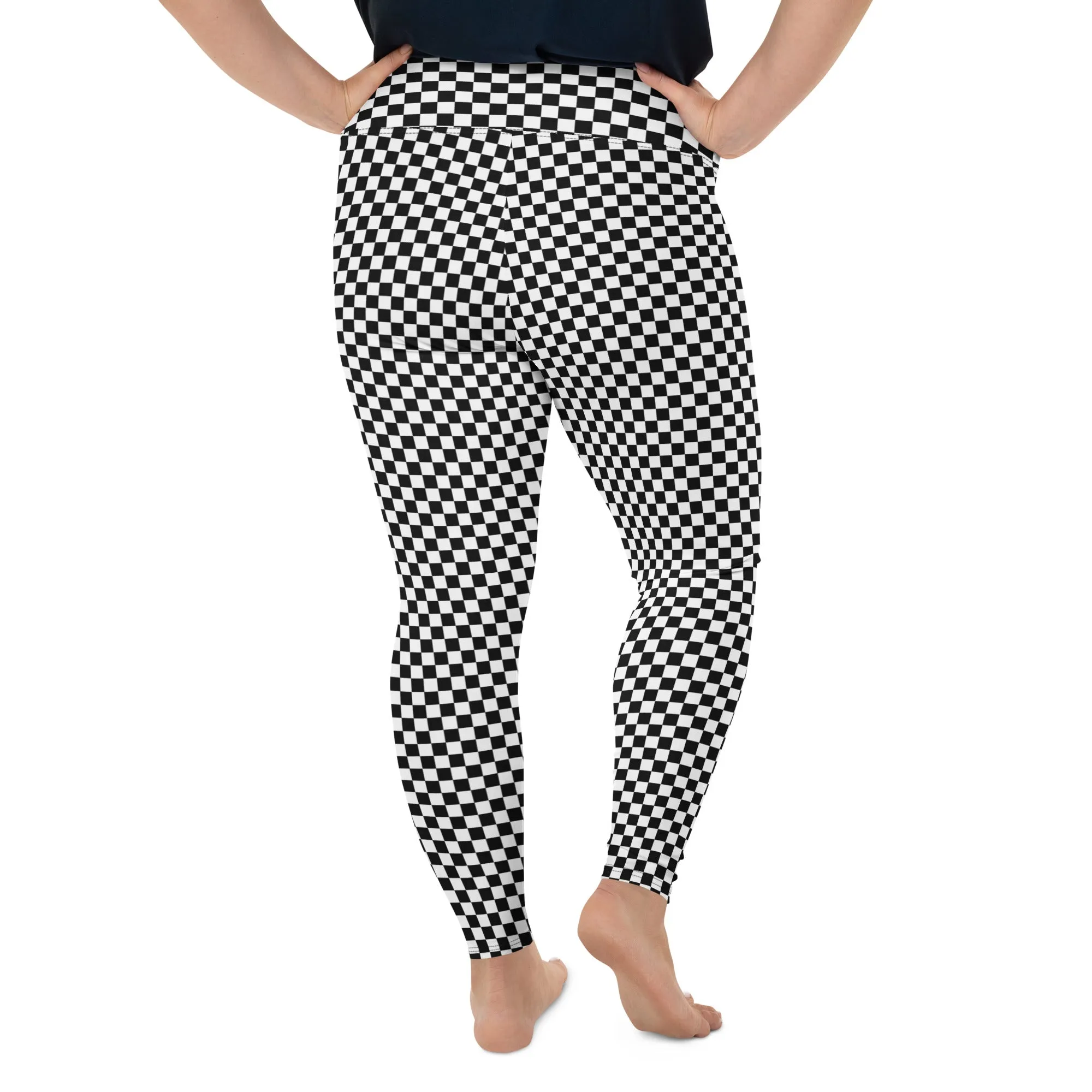 Checkered Plus Size Leggings