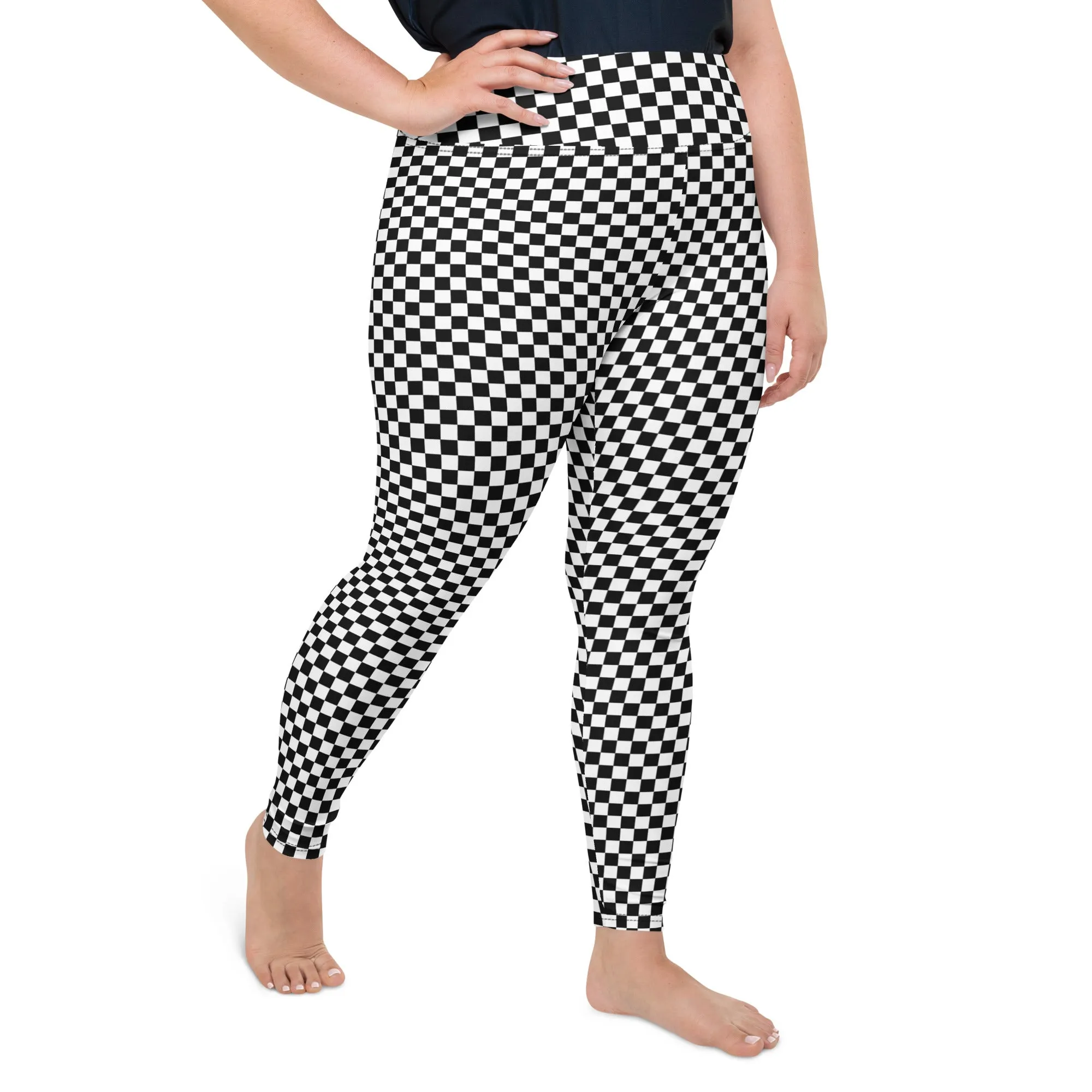 Checkered Plus Size Leggings