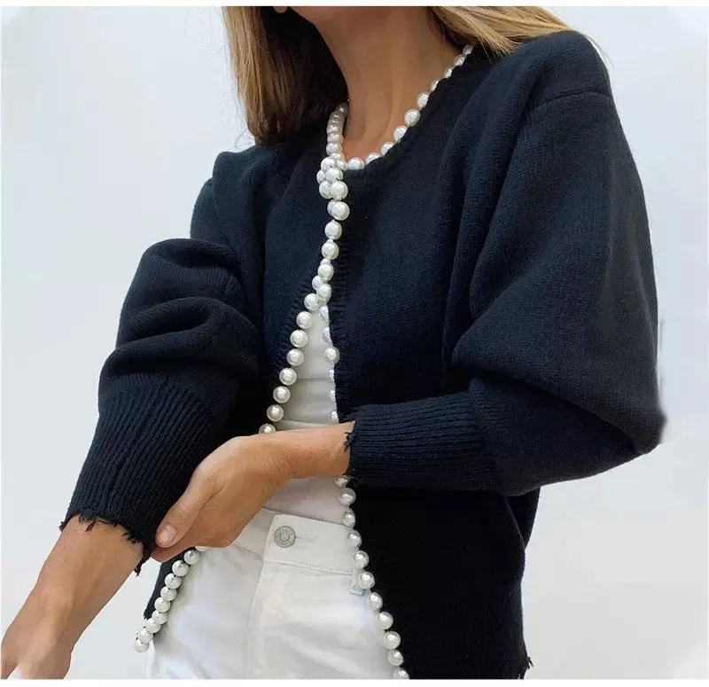 COCO PEARLS CARDIGAN