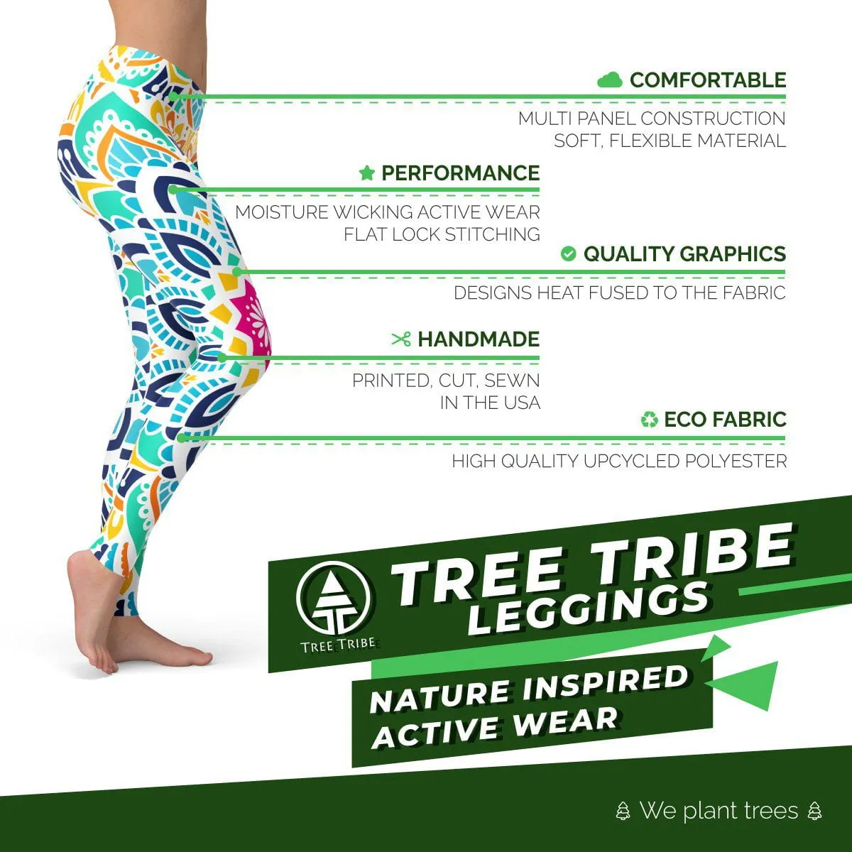 Colorful Mandala Leggings
