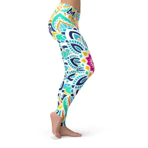 Colorful Mandala Leggings