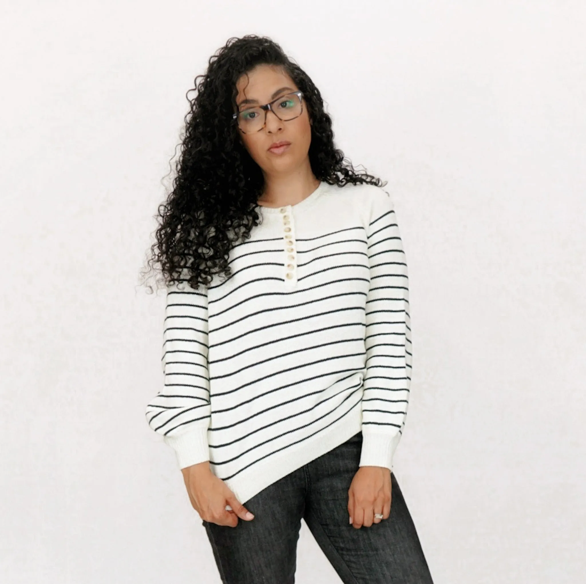 Corrine Striped Sweater