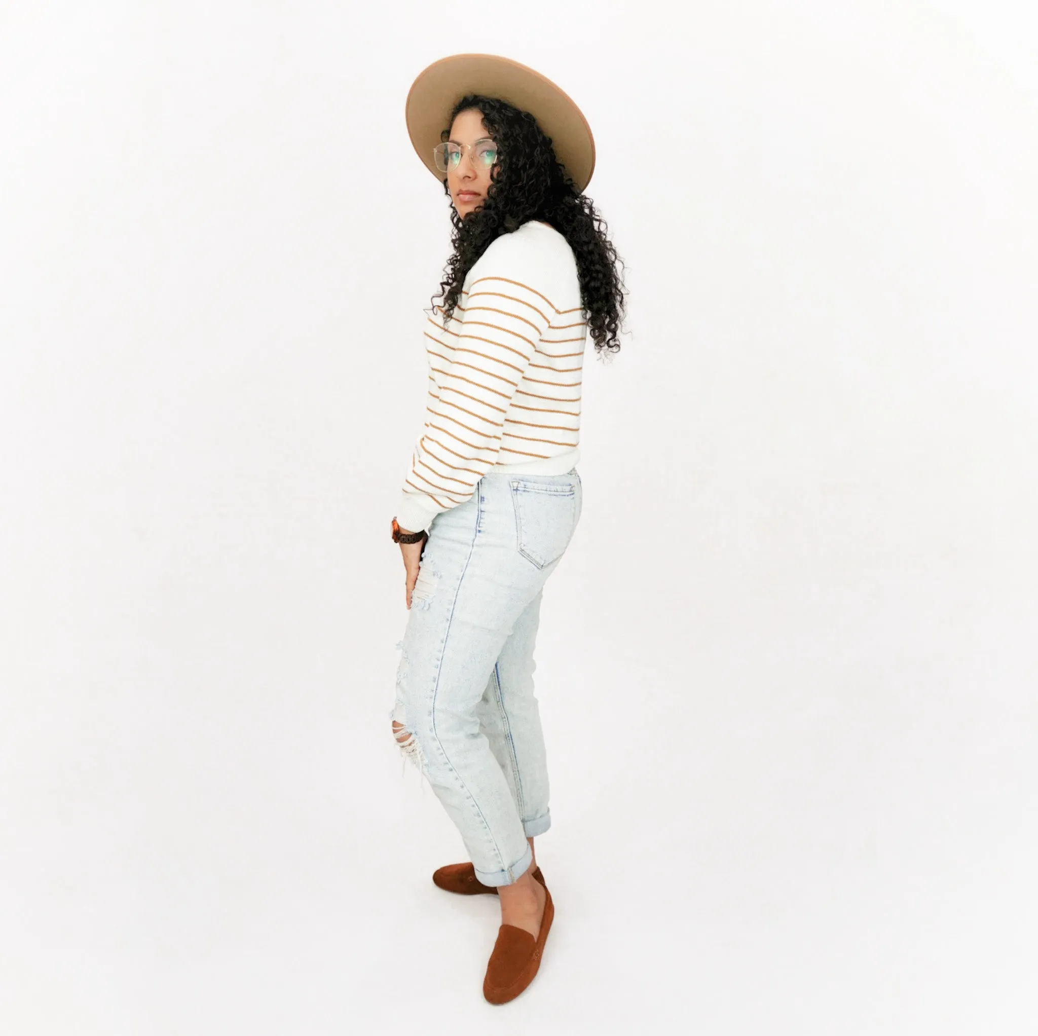 Corrine Striped Sweater
