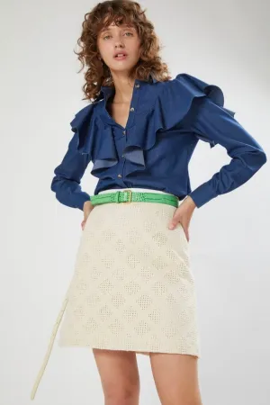 CO|TE - Ambra Skirt: White