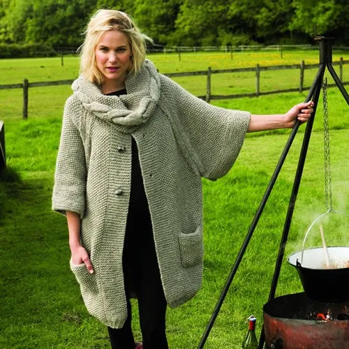 Cove Cardigan and Snood Knitting Pattern