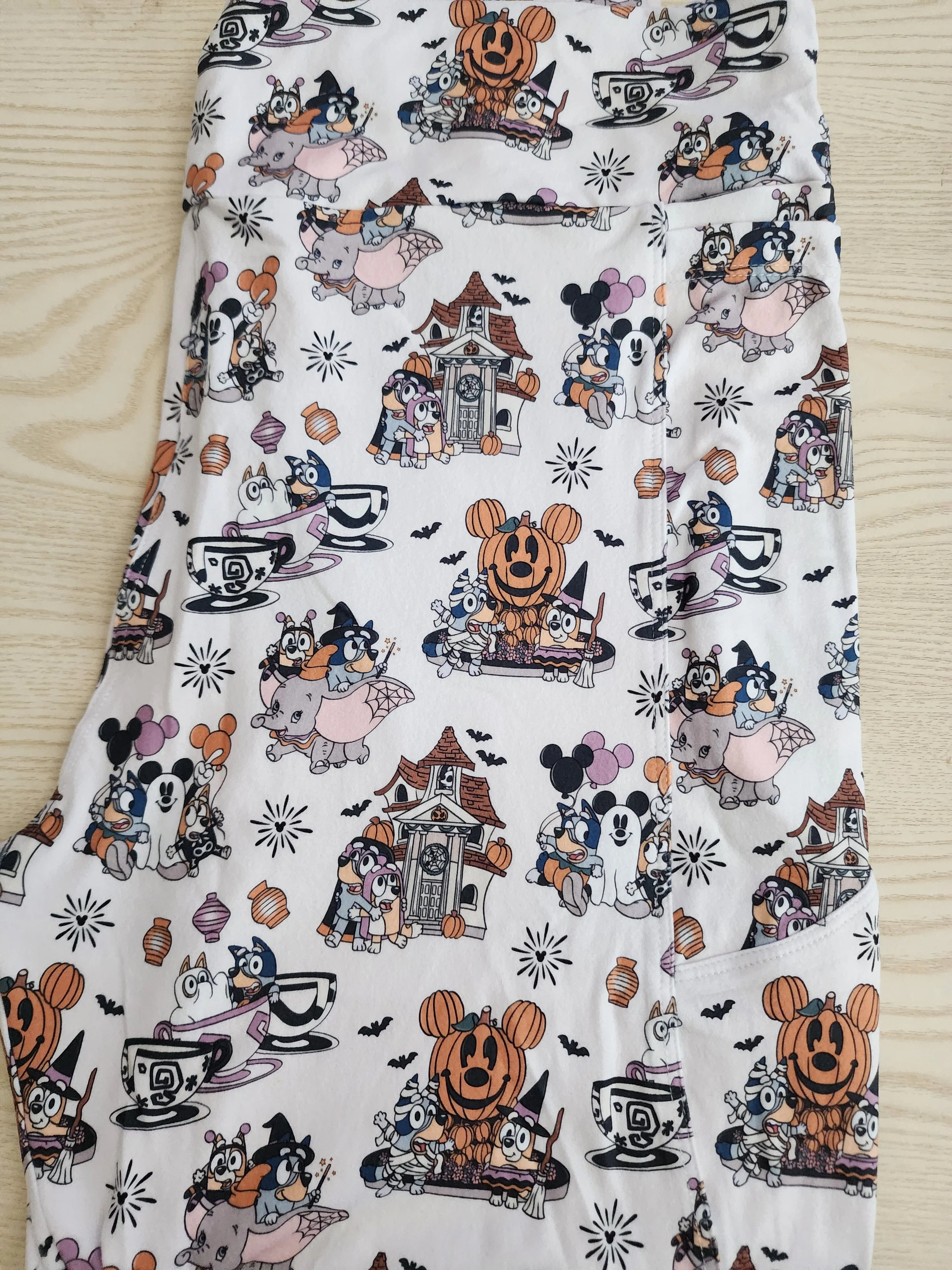 CP Bluey and Bingo Disney Fun Halloween Leggings