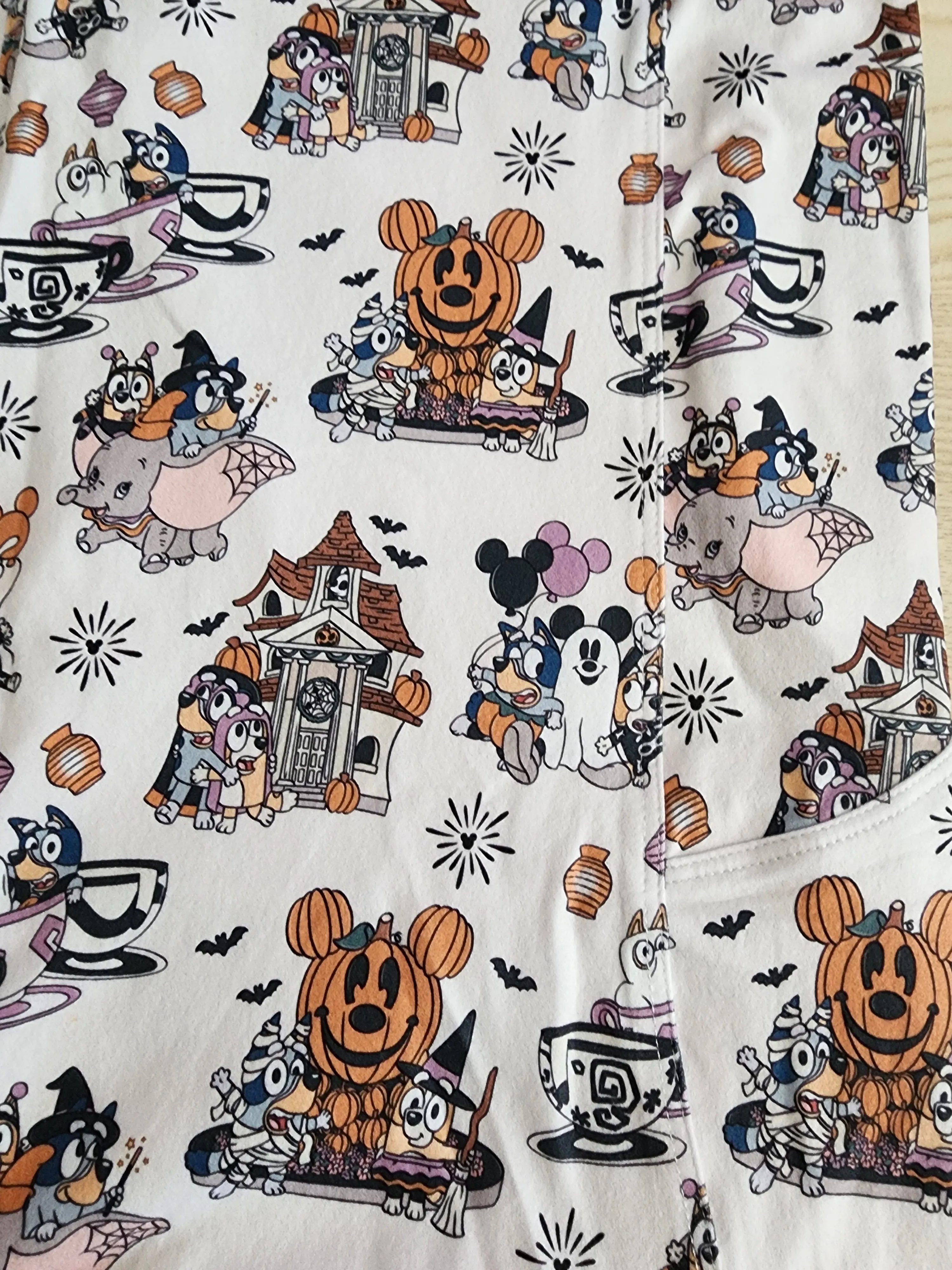 CP Bluey and Bingo Disney Fun Halloween Leggings