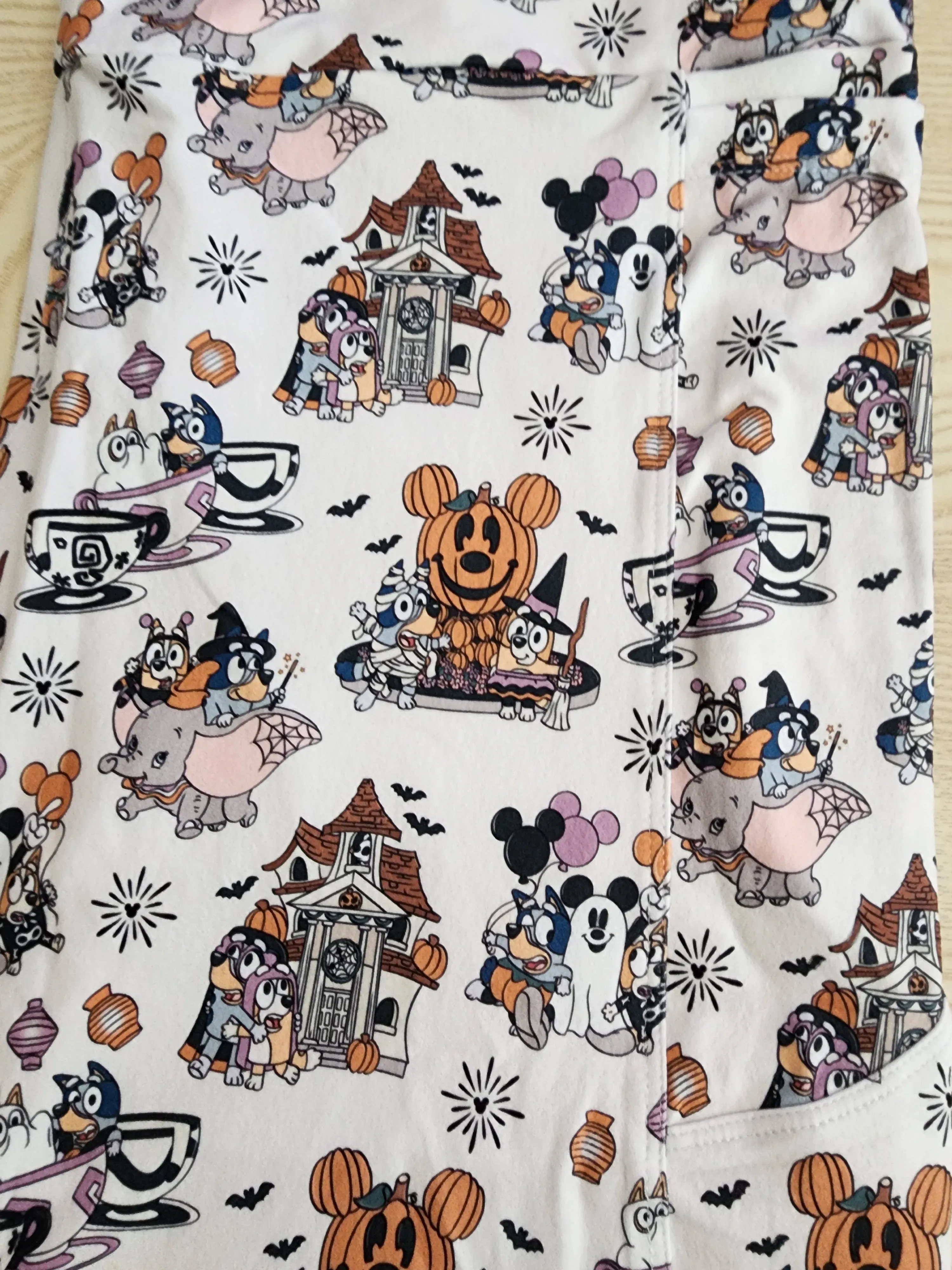 CP Bluey and Bingo Disney Fun Halloween Leggings