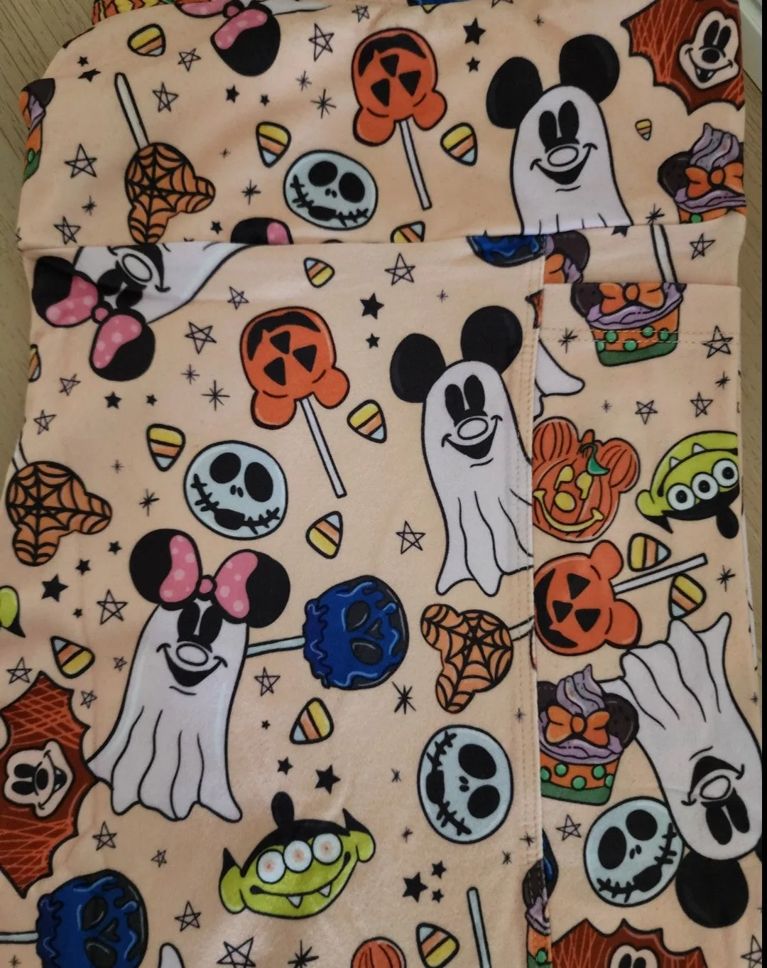 *CP Disney Mickey and Minnie Ghost Halloween Leggings