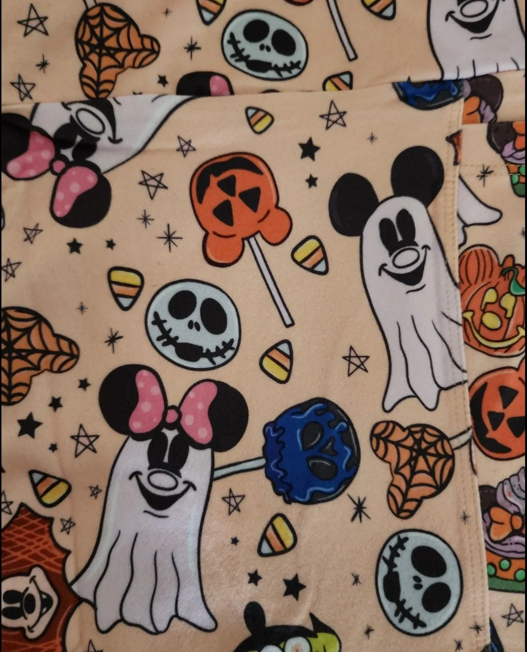 *CP Disney Mickey and Minnie Ghost Halloween Leggings