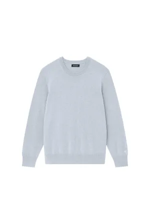 Crew Pullover, Dusty Blue