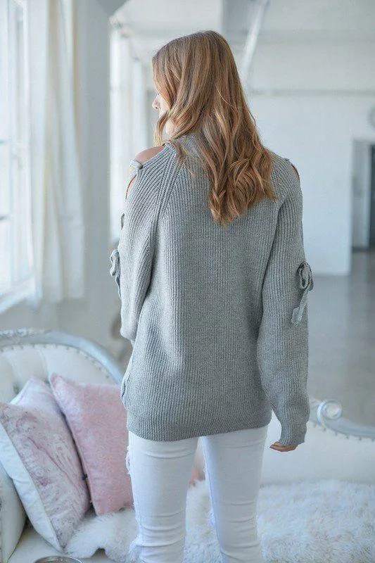 Criss Cross Knit Sweater