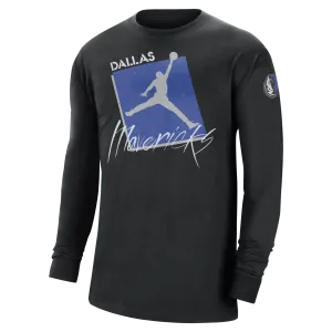 DALLAS MAVERICKS JORDAN COURTSIDE MAX90 LONGSLEEVE TEE