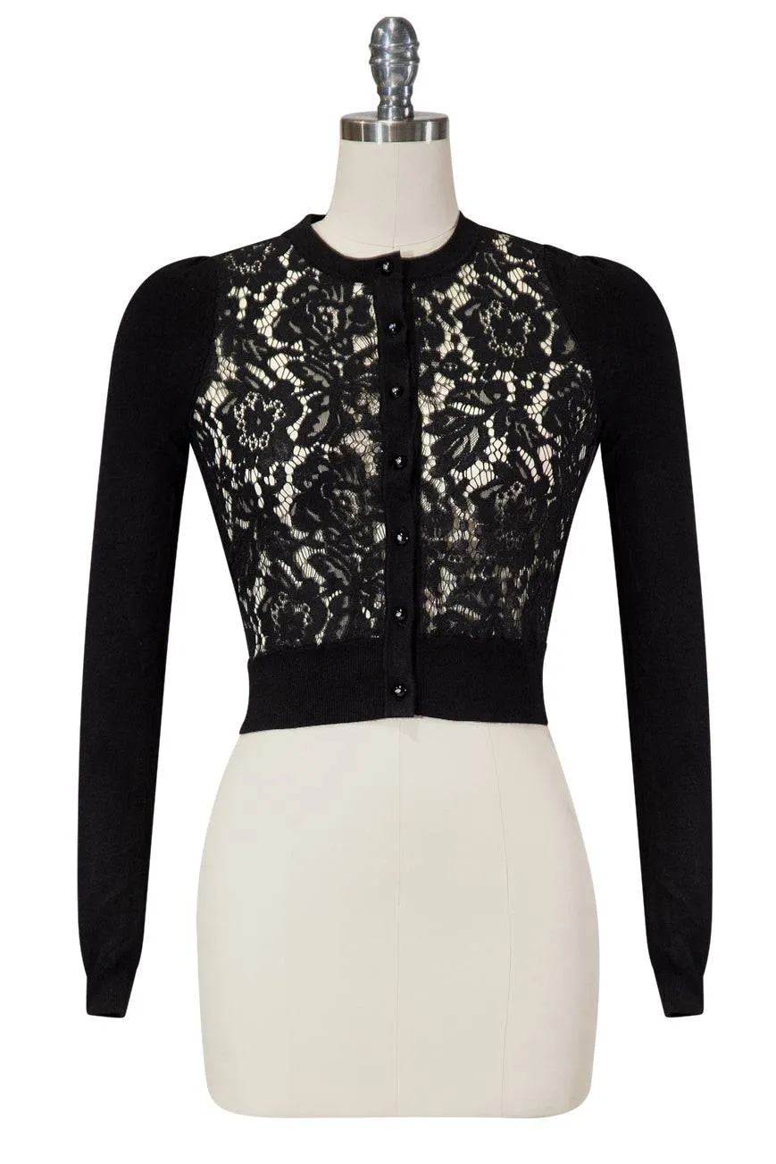 D'Amour Parisienne Cardigan (Black)