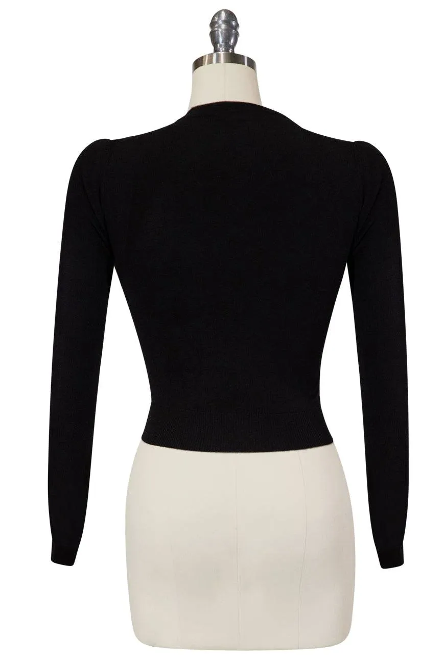 D'Amour Parisienne Cardigan (Black)