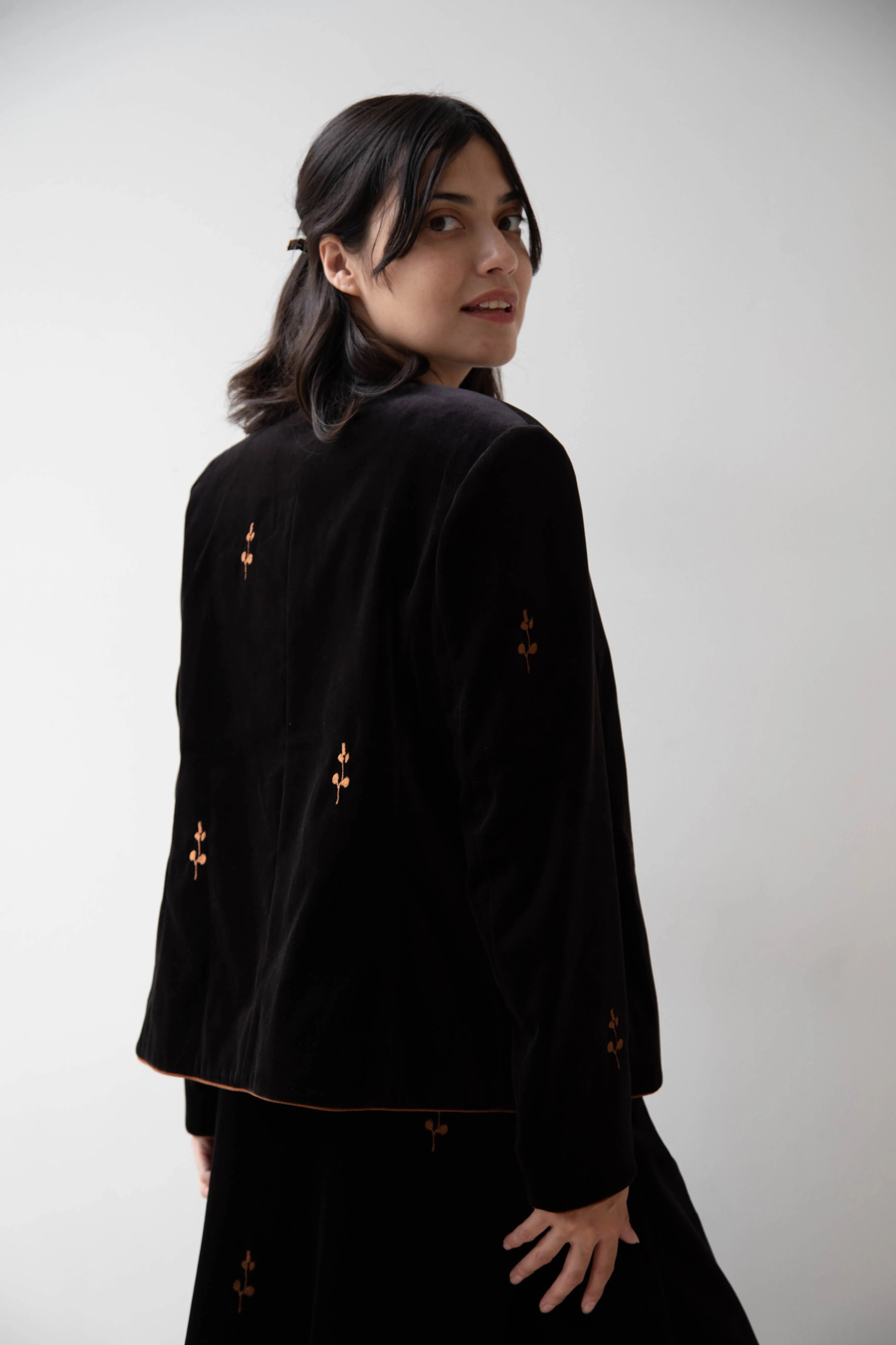 Delegan | Rose Jacket in Black