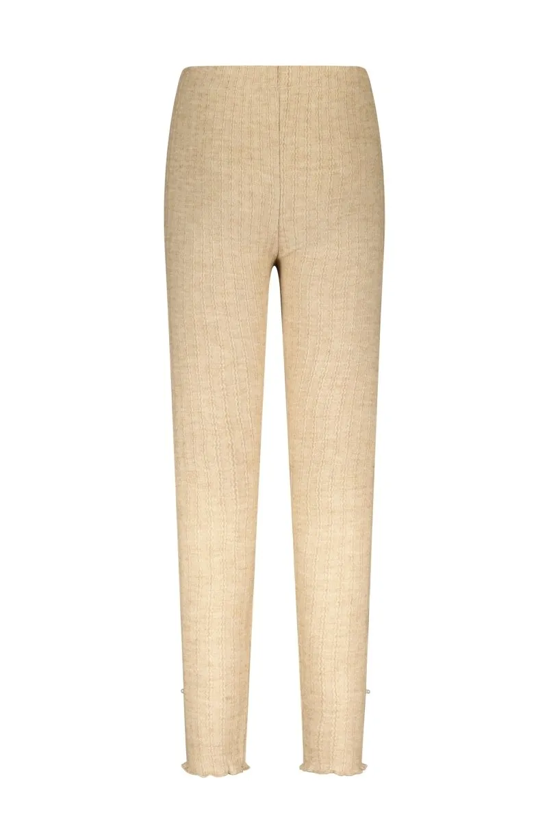 DELIA rib melée leggings