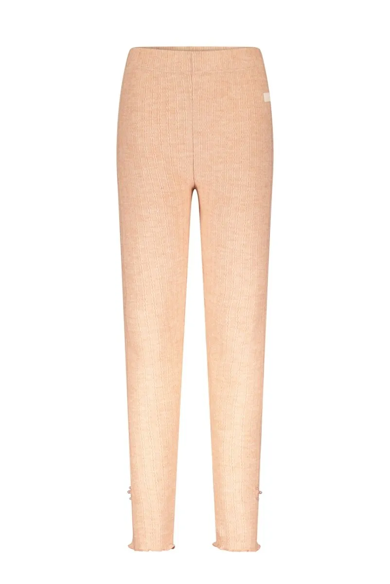 DELIA rib melée leggings
