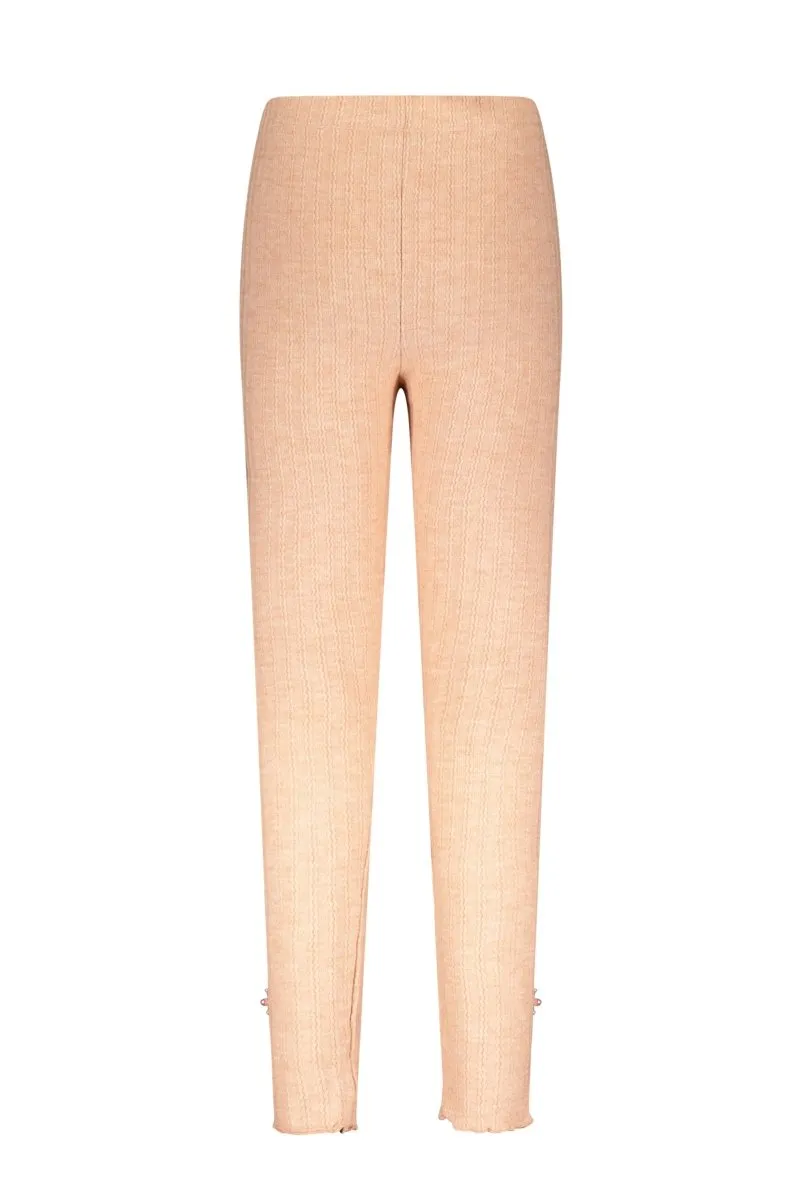 DELIA rib melée leggings