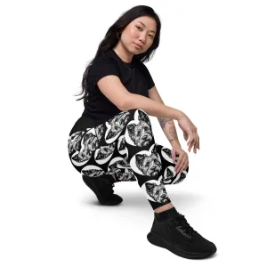 DOG BREED LEGGINGS with pockets - AUSTRALIAN TERRIER - HERTTAHOUND