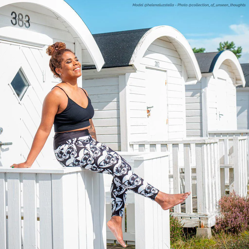 DOG BREED LEGGINGS with pockets - CHIHUAHUA - HERTTAHOUND