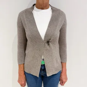 Donkey Grey Cashmere V-Neck Cardigan Medium