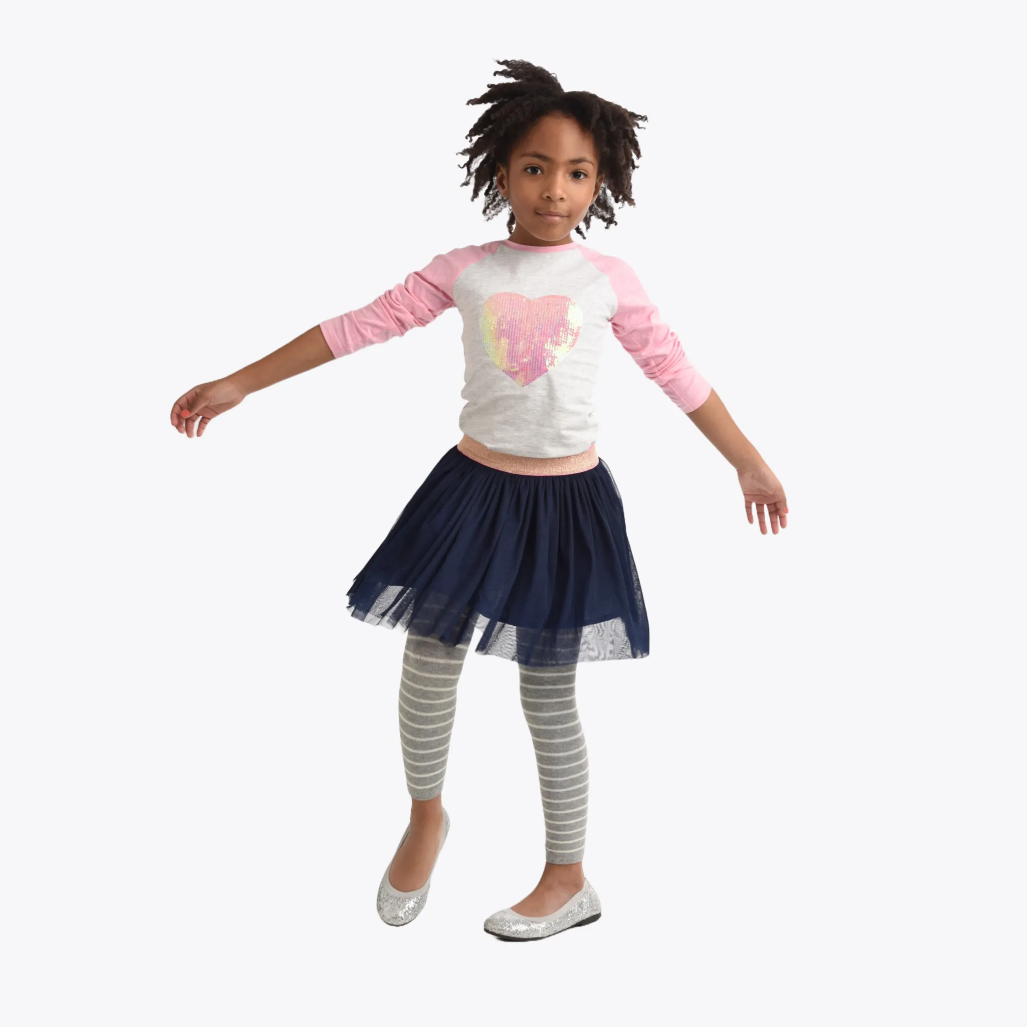 Dots & Stripes Grey | Leggings (Set of 2)