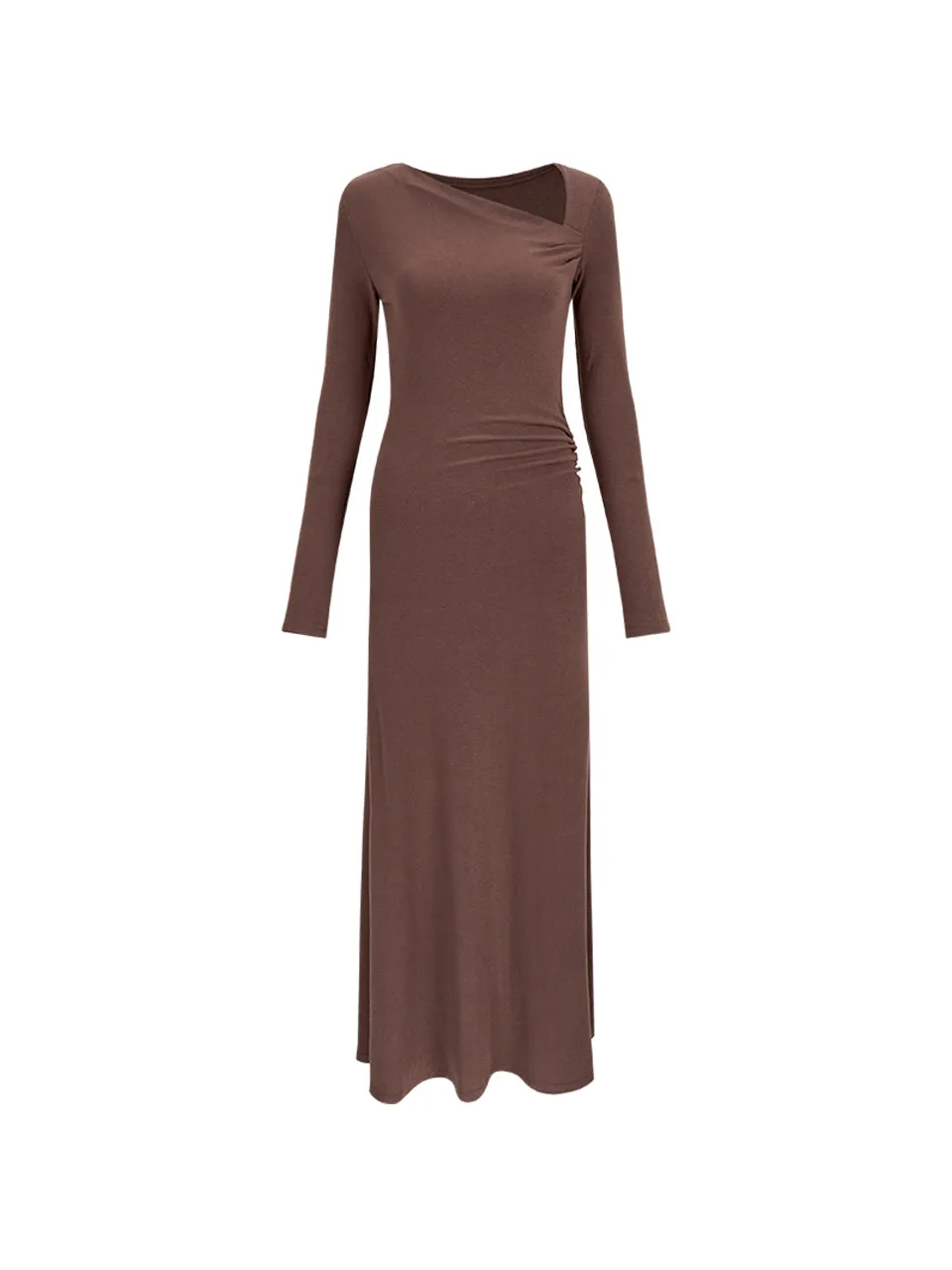 Drape long dress
