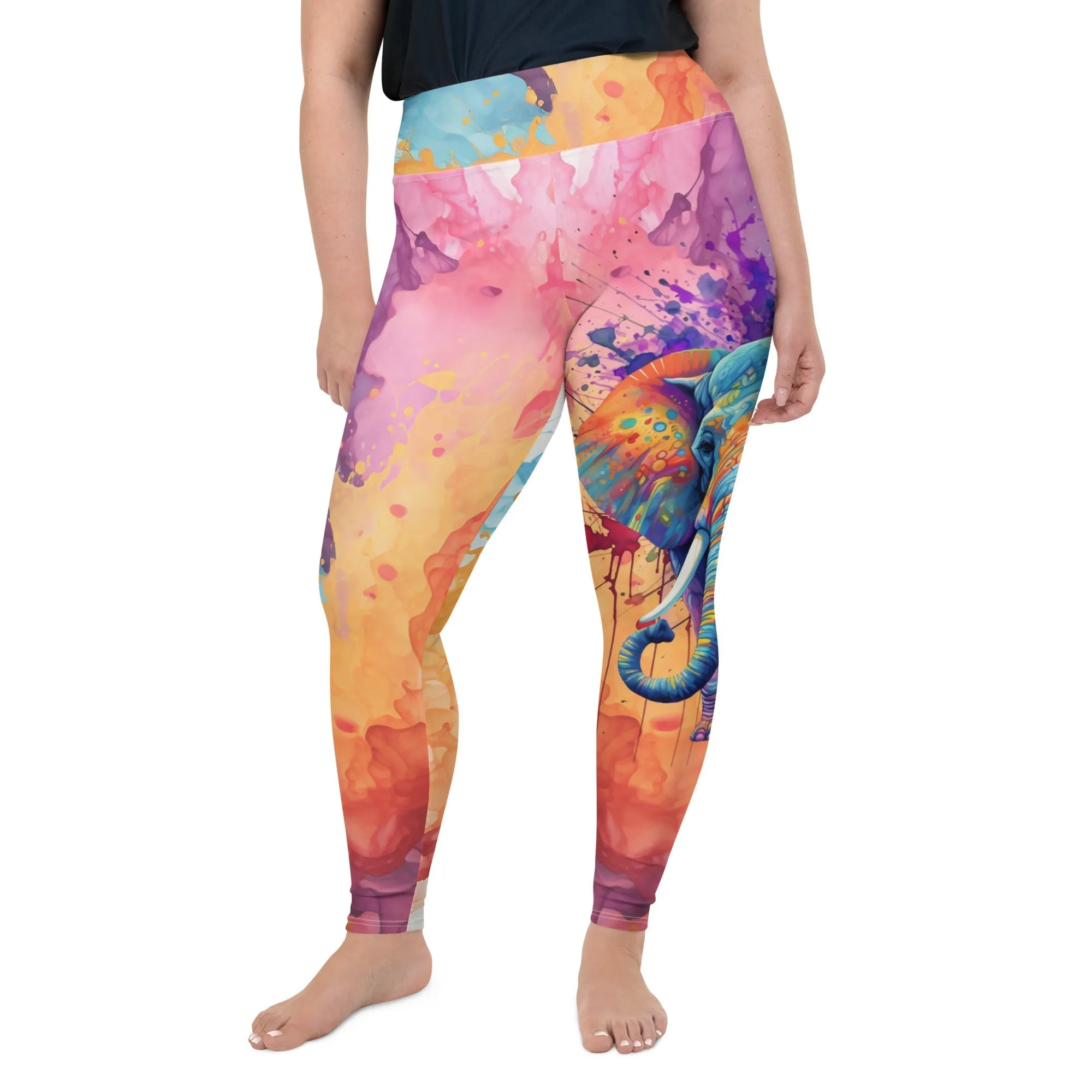 Elephant Plus Size Leggings
