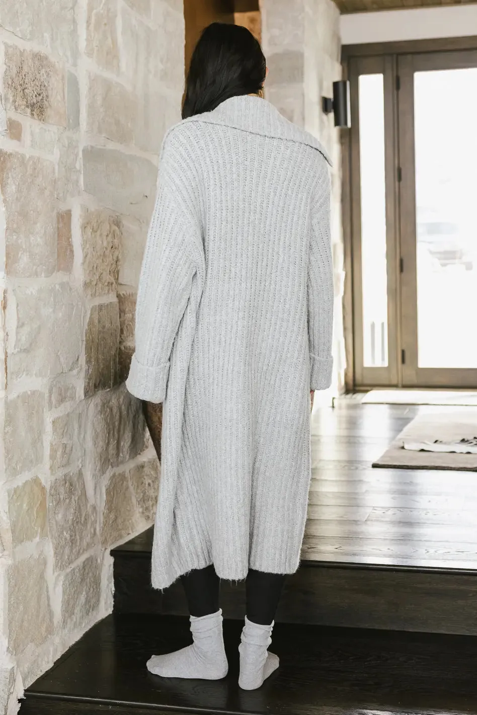 Emily Long Cardigan in Grey - FINAL SALE