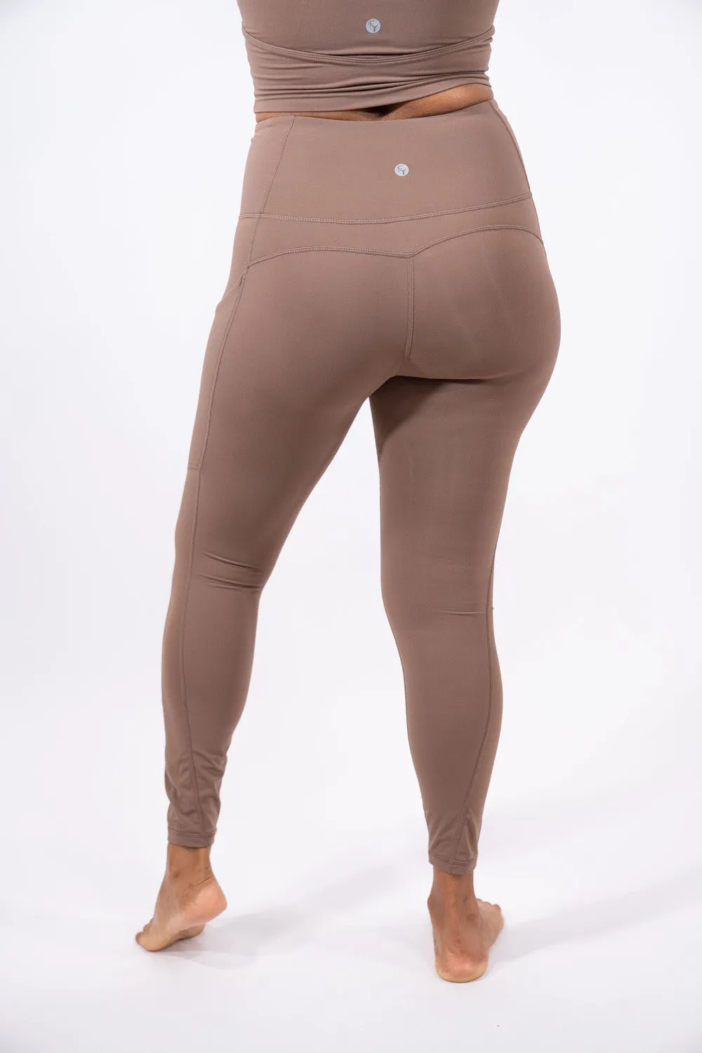 Fashionista Yogi "Nina" High Rise Lycra Legging with Pockets