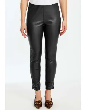 Faux Leather Legging Black