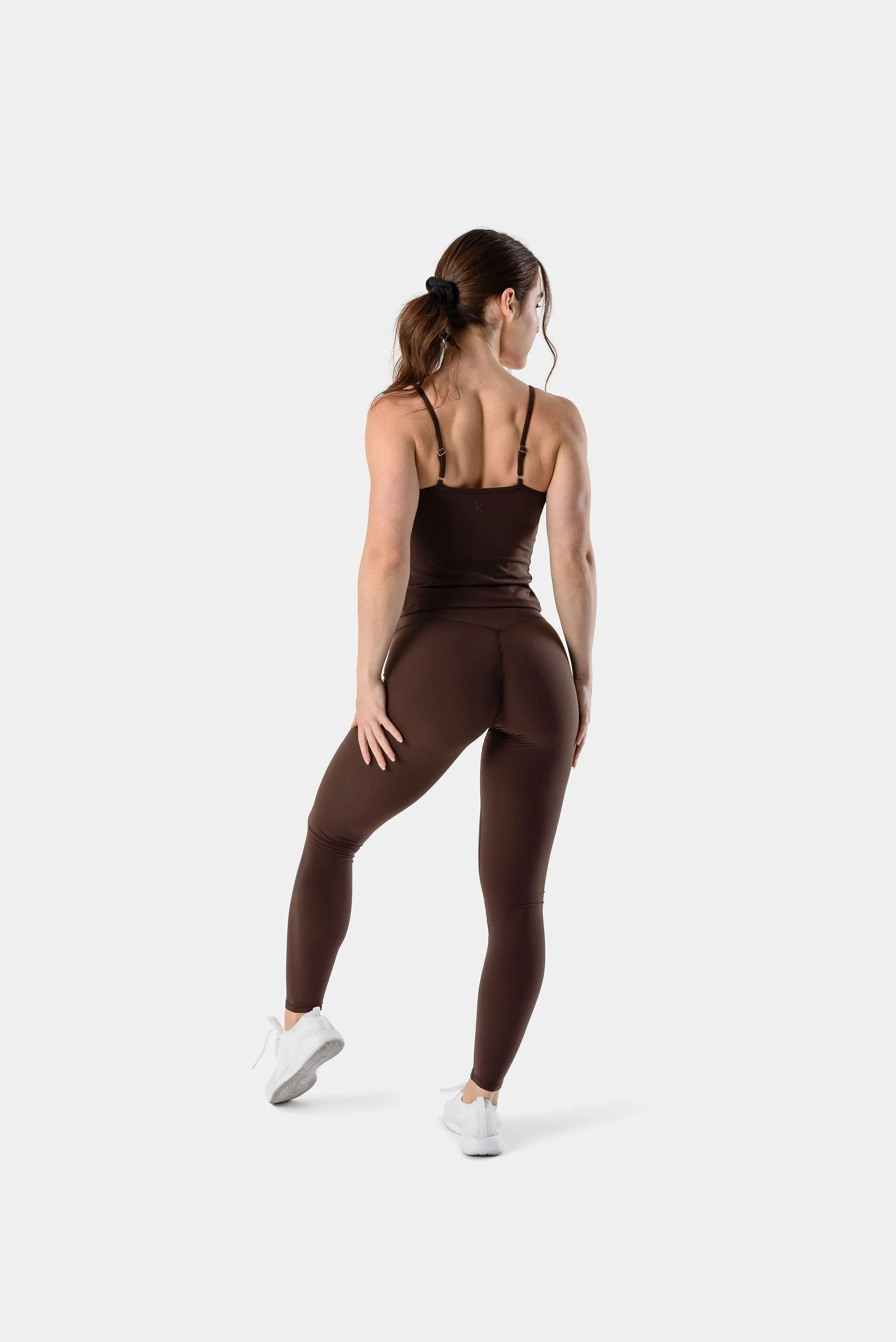 FeatherLite Enhance Leggings 27" - Java Brown
