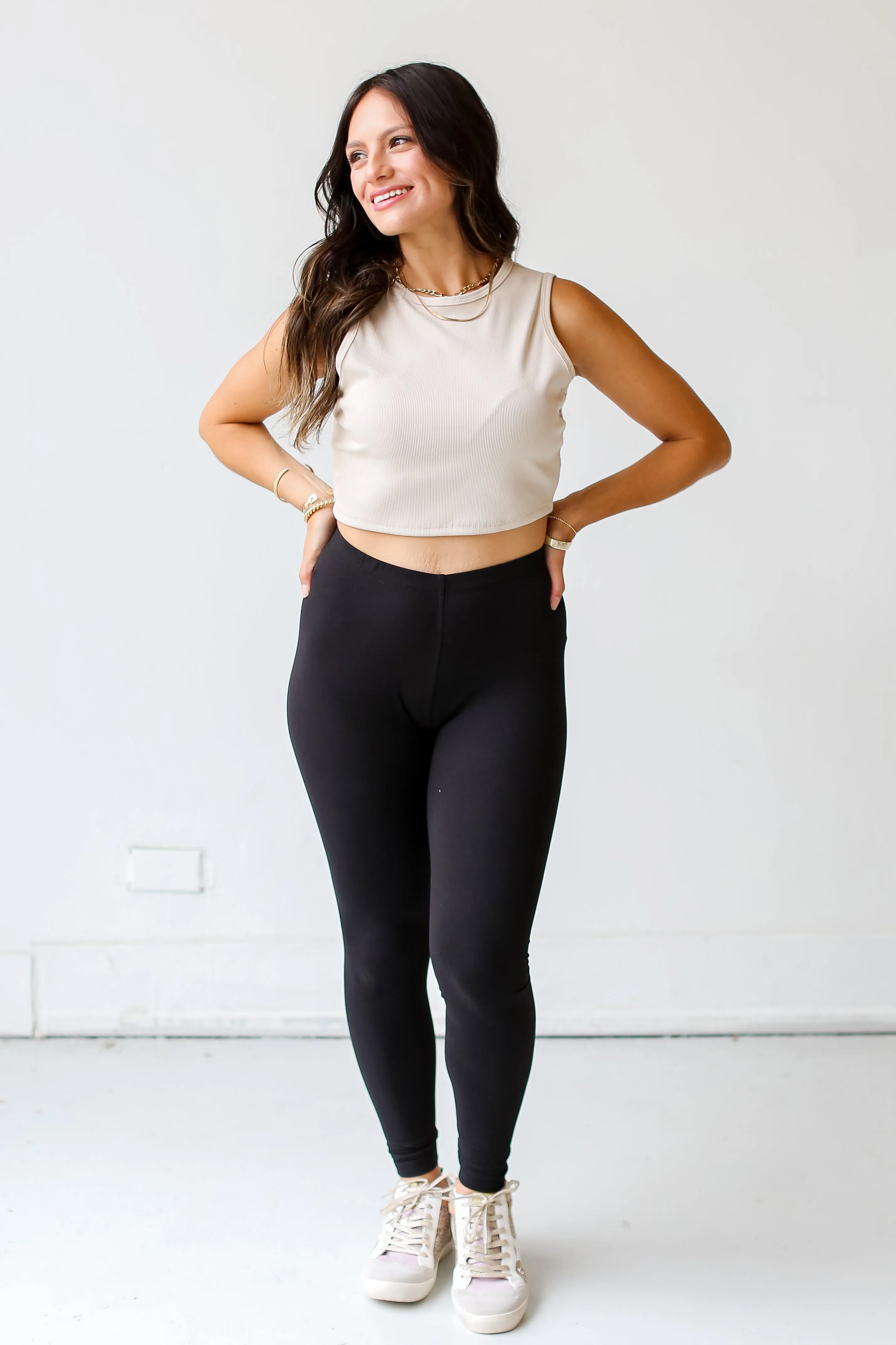 FINAL SALE - Easy Essential High-Waisted Leggings