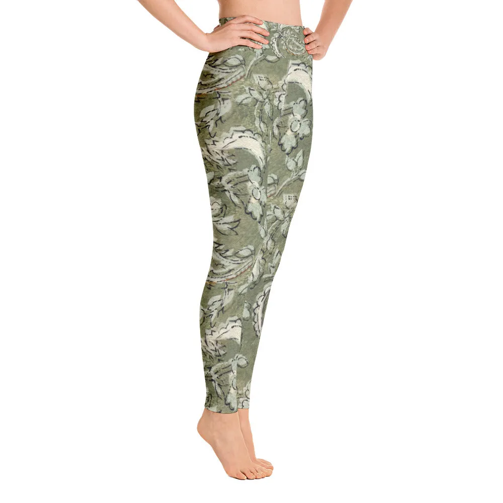 Floral Paisley Yoga Leggings