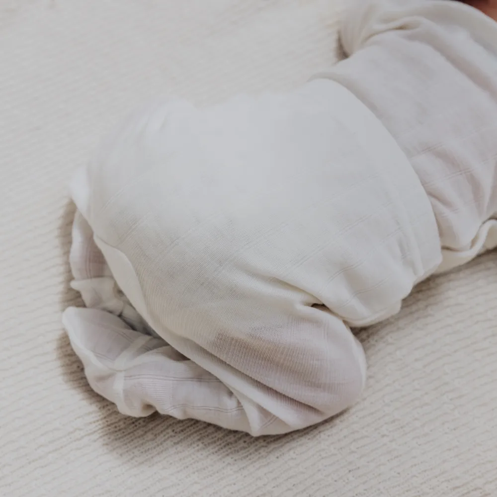 Footed Baby Pants - Wool & Silk - Natural