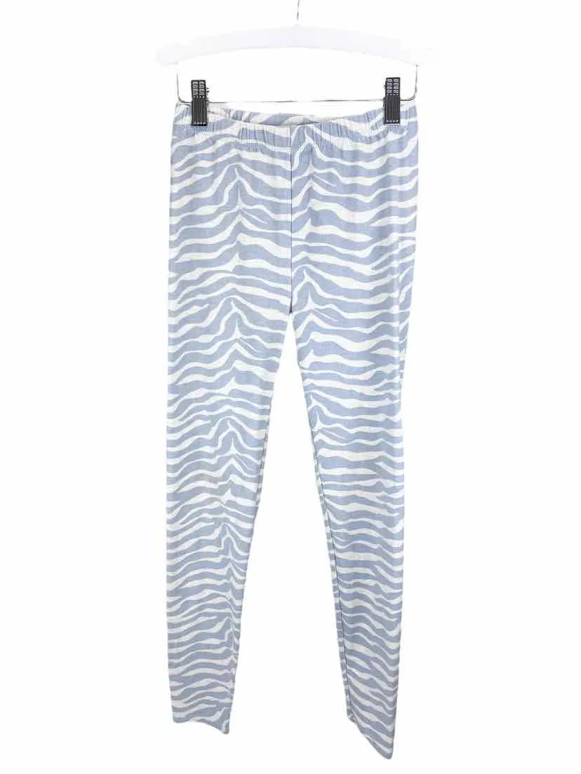 Gap Kids, Girls' Zebra-Print Leggings, Grey/Natural, Size XL (12)