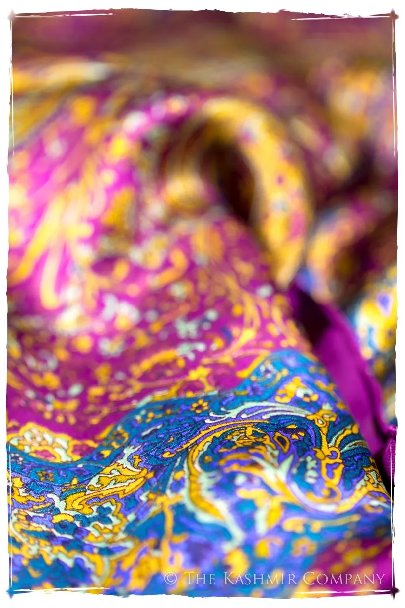 Gerbérga of Saxony Cashmere Square Silk Scarf