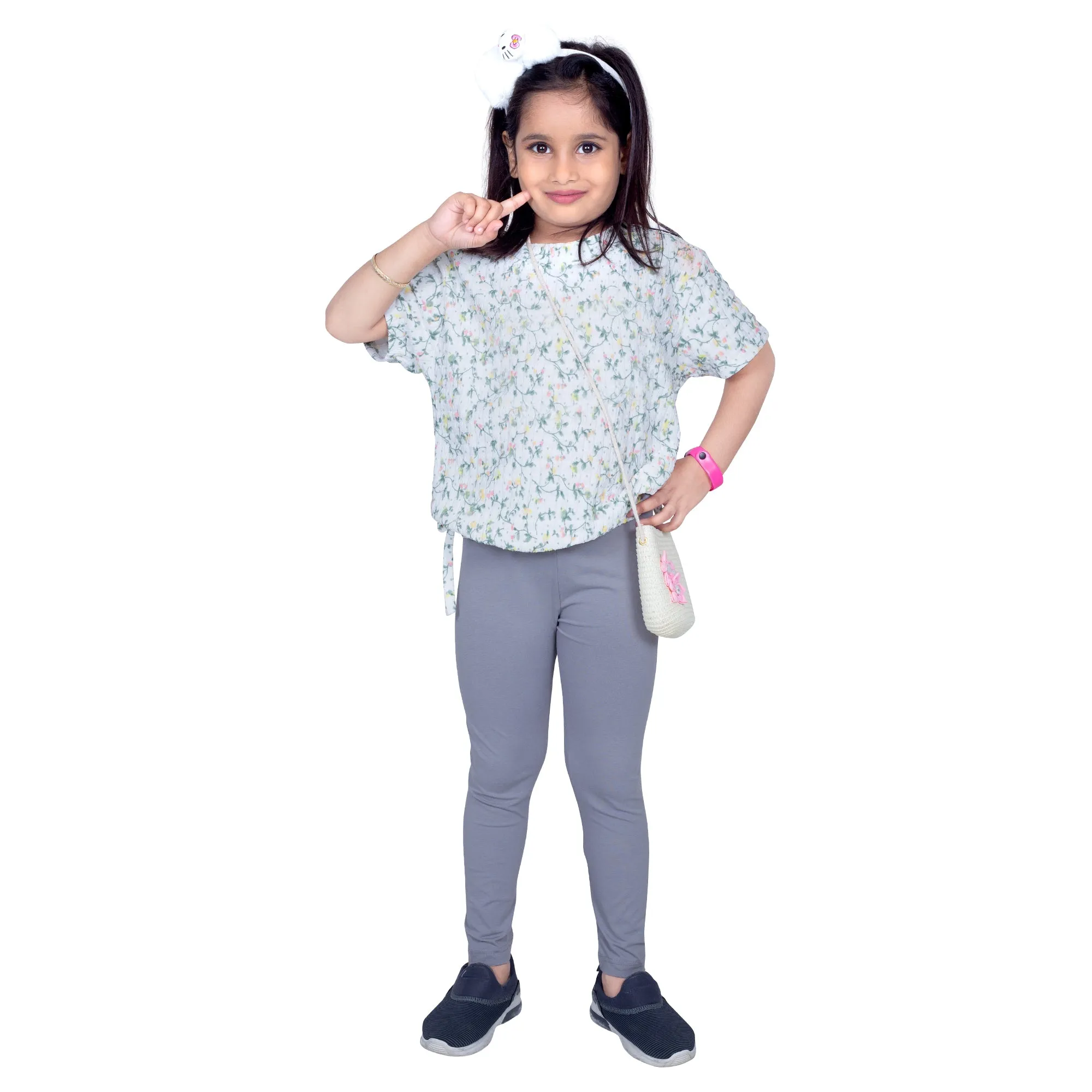 Girls Cement Regular Legging