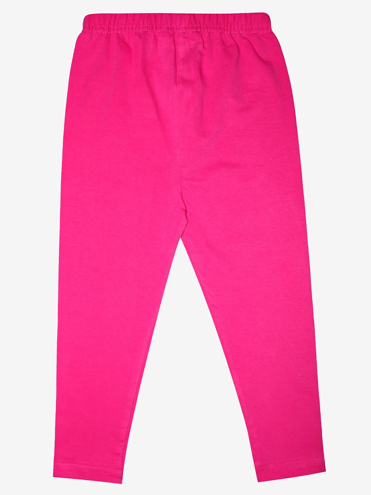 Girls Cotton Leggings - Pack of 2