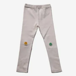 Girls Leggings | Multi Smile - Creme | Petite Hailey