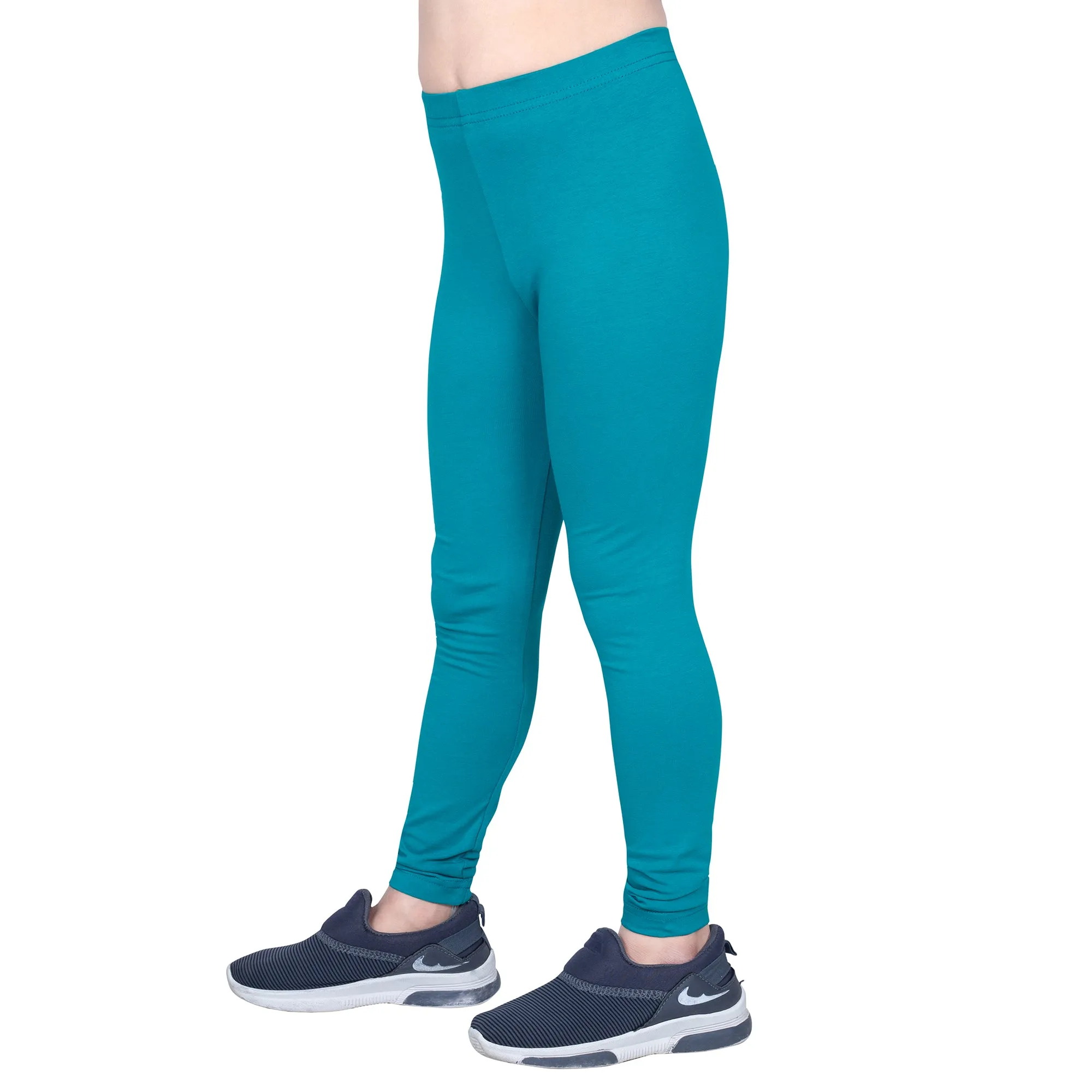 Girls Sea Green Regular Legging