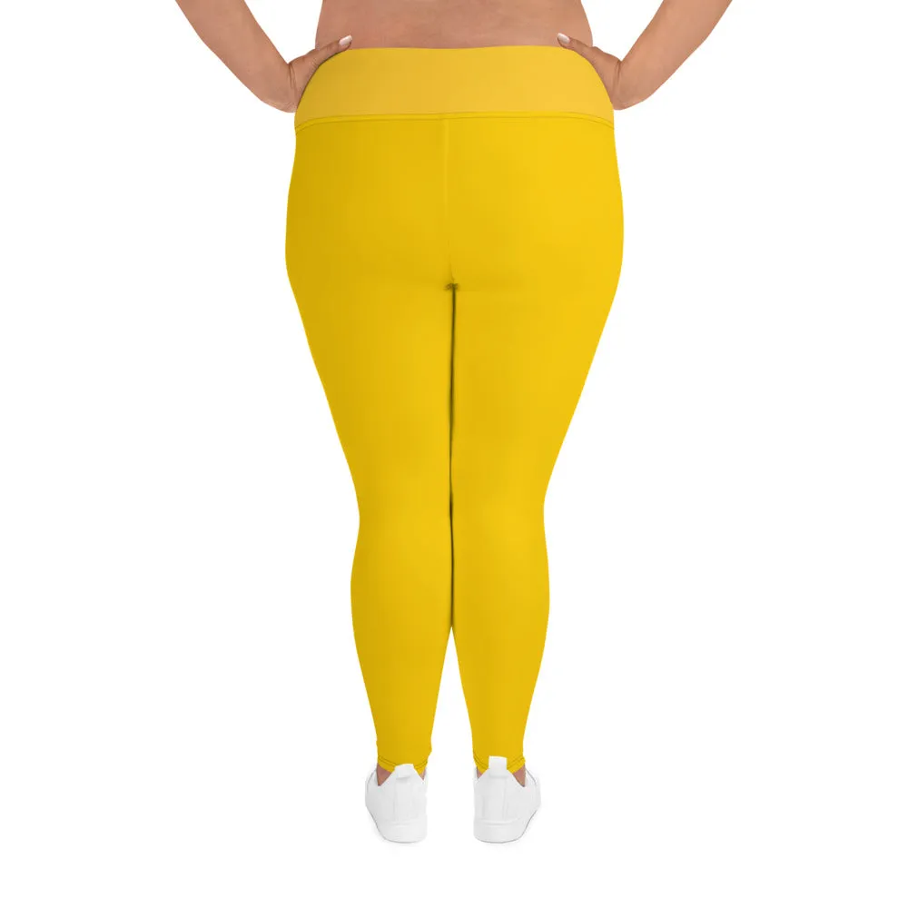 Gold Plus Size Leggings