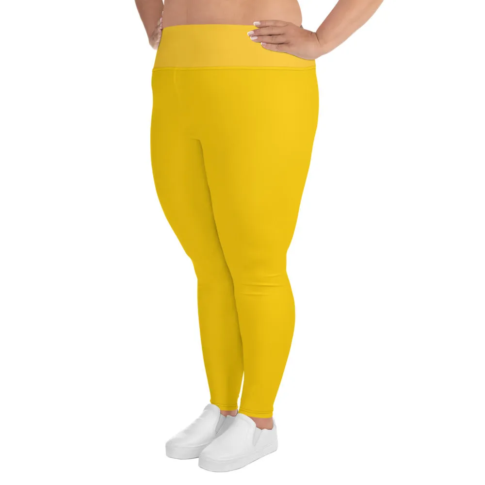 Gold Plus Size Leggings
