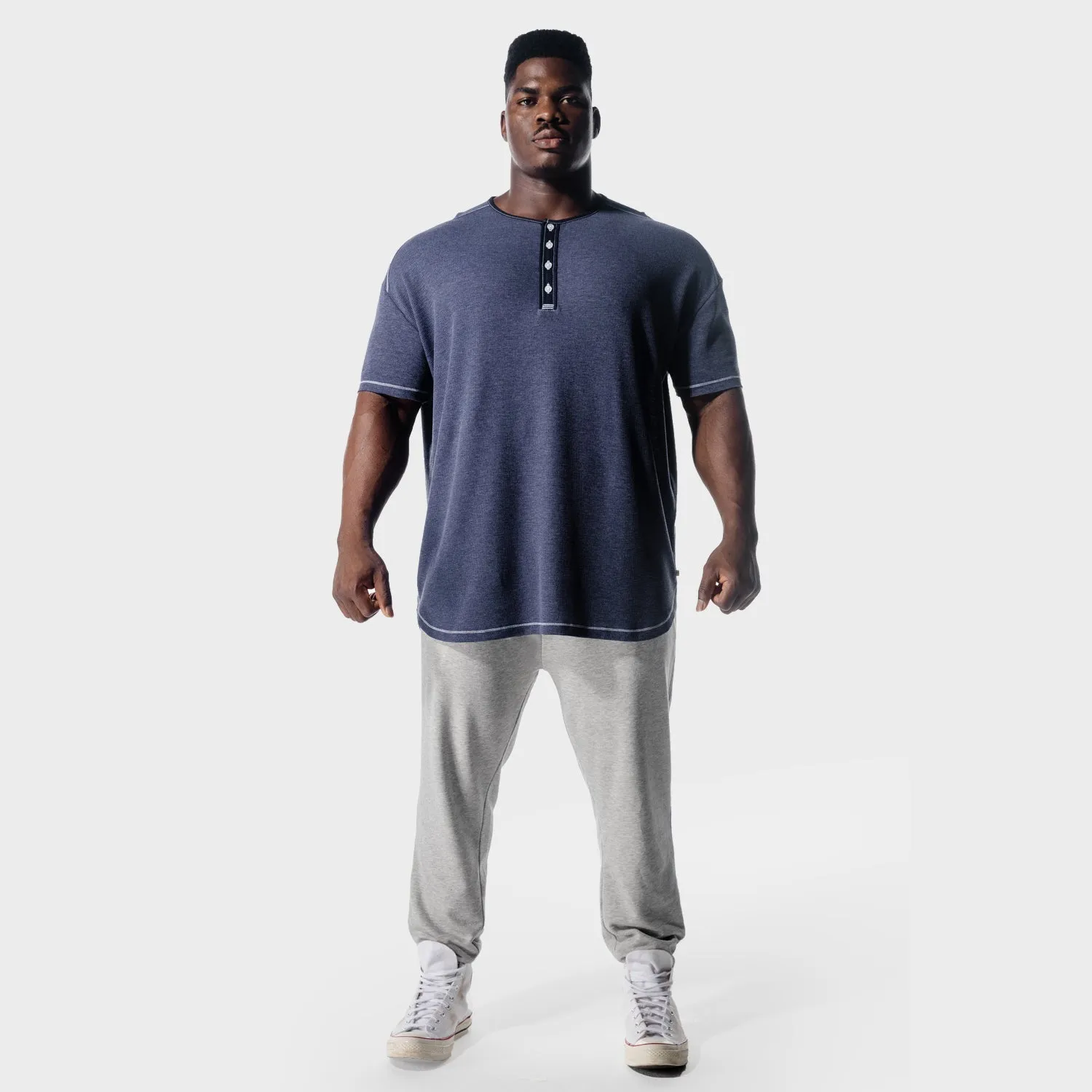 Golden Era Waffle Top - Patriot Blue